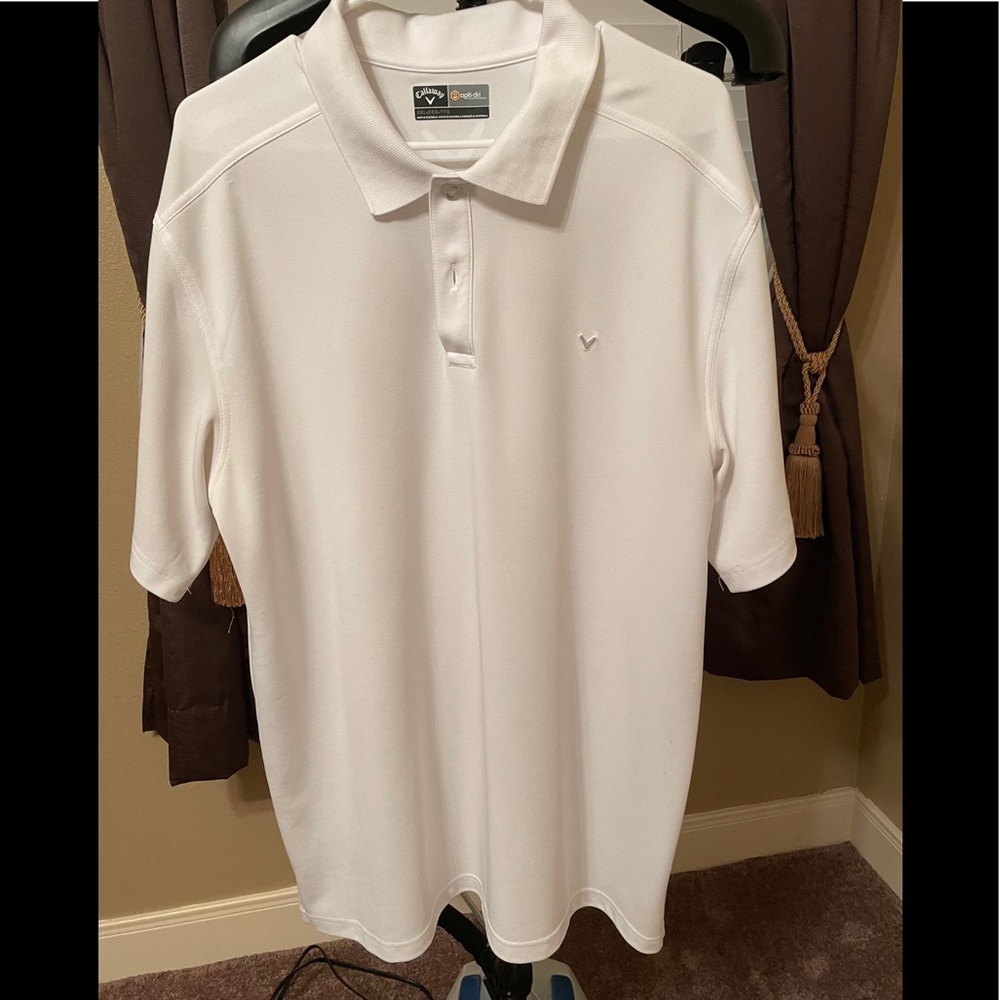 Callaway white golf shirt